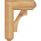 Ekena Millwork Westlake Craftsman Rough Sawn Bracket w/ Offset Brace, Western Red Cedar, 6"W x 14"D x 18"H BKT0604X14X18WTL04RWR - alternate 2